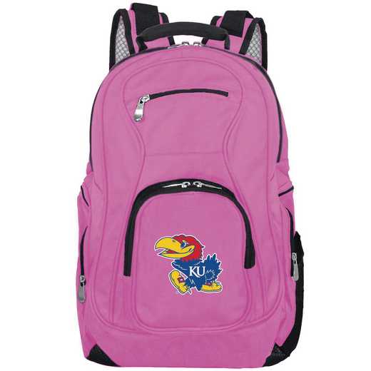 CLKUL704-PINK: NCAA Kansas Jayhawks Backpack Laptop